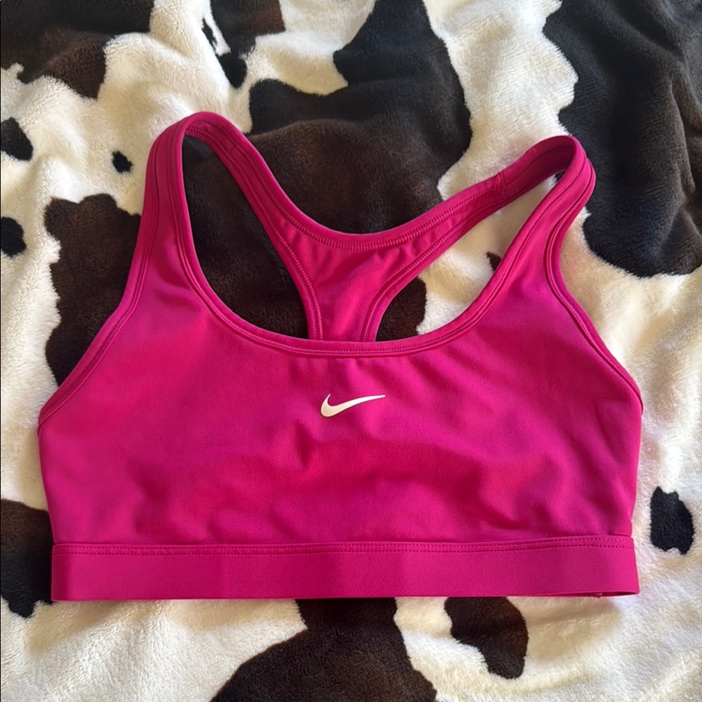 Nike Pink Sports Bra Racerback Performance